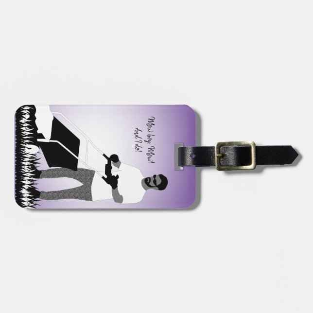 Para Maletas Etiqueta de portaequipajes del niño de jardinería (Frente Horizontal)