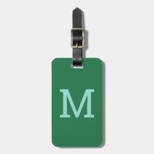 Para Maletas Etiqueta de portaequipajes inicial del monograma v