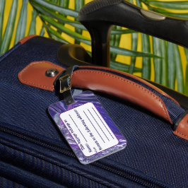 Para Maletas Etiqueta de portaequipajes inspirada en el color a
