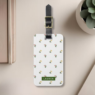 Para Maletas Etiqueta de portaequipajes personalizada de patrón