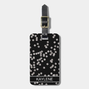 Para Maletas Etiqueta de portaequipajes personalizada Diamond C