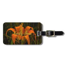 Etiqueta de portaequipajes "Pine Lily"