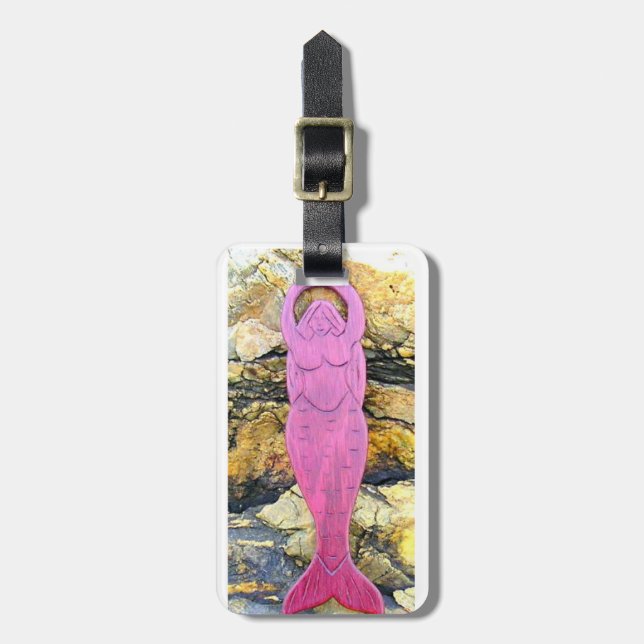 Para Maletas etiqueta de sirena (Frente Vertical)