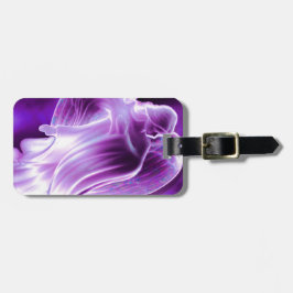 Para Maletas Etiqueta de viaje Ángel púrpura
