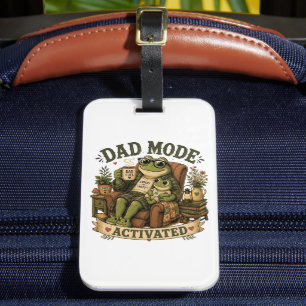 Para Maletas Etiqueta de viaje de Papá Rana Lindo, Regalo Diver