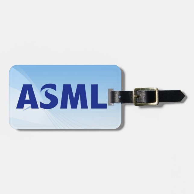 Para Maletas Etiqueta del equipaje de ASML (Frente Horizontal)