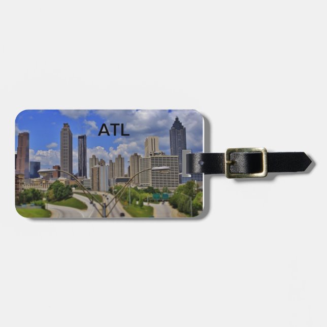 Para Maletas Etiqueta del equipaje de ATL (Frente Horizontal)