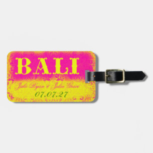 Para Maletas Etiqueta del equipaje de BALI