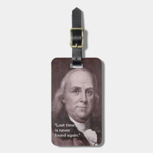 Para Maletas Etiqueta del equipaje de Ben Franklin