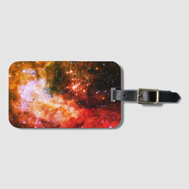 Para Maletas Etiqueta del equipaje de espacio/galaxia (Anverso horizontal)
