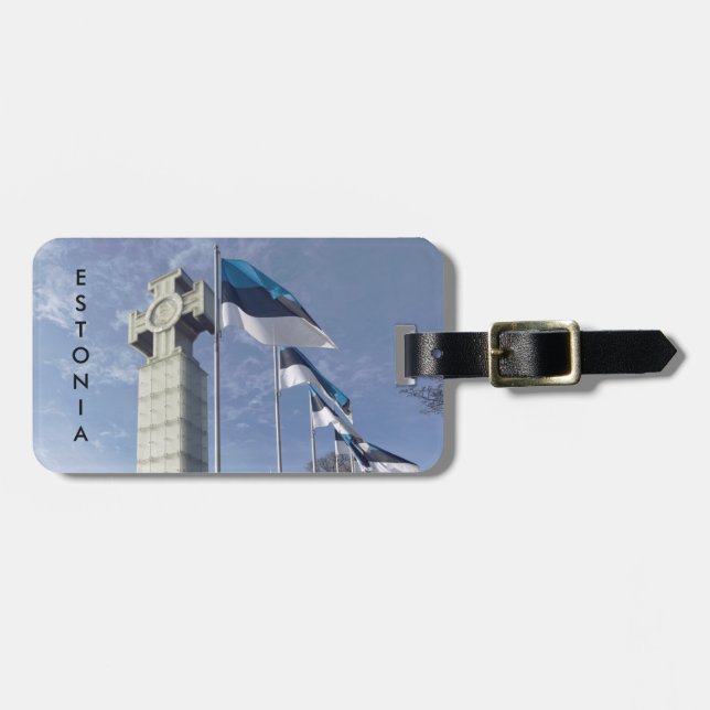 Para Maletas Etiqueta del equipaje de Estonia (Frente Horizontal)