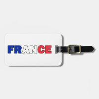 Etiqueta del equipaje de Francia