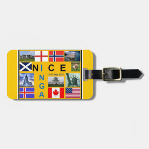 Para Maletas Etiqueta del equipaje de la bandera de Escocia
