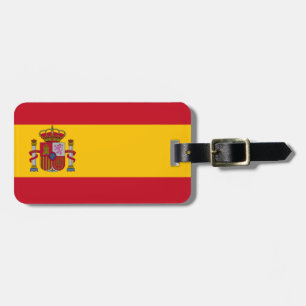 Para Maletas Etiqueta del equipaje de la bandera de España