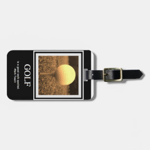 Para Maletas Etiqueta del equipaje de la cita del golf