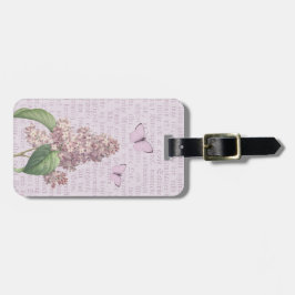 Para Maletas Etiqueta del equipaje de la flor de lilo de color 