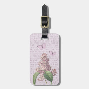Para Maletas Etiqueta del equipaje de la flor de lilo de color