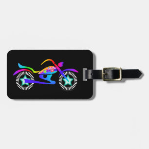 Para Maletas ETIQUETA del EQUIPAJE de la MOTOCICLETA horizontal