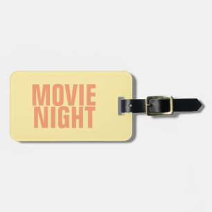 Para Maletas Etiqueta del equipaje de la noche de la película c