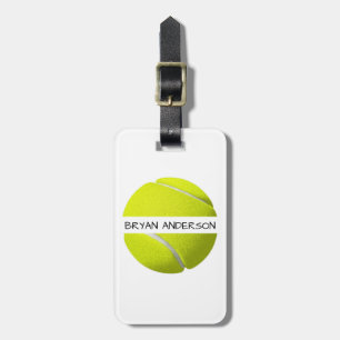 Para Maletas Etiqueta del equipaje de la pelota de tenis