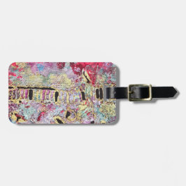 Para Maletas Etiqueta del equipaje de la piel de serpiente Colo