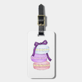 Para Maletas Etiqueta del equipaje de la pila de Macaron de la