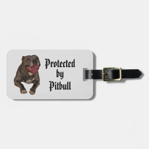 Para Maletas Etiqueta del equipaje de la protección de Pitbull