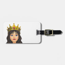 Para Maletas Etiqueta del equipaje de la reina