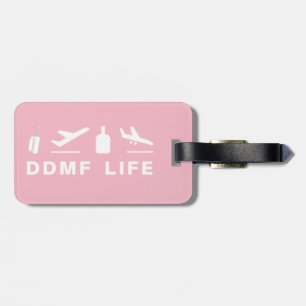 Para Maletas Etiqueta del equipaje de la vida de DDMF