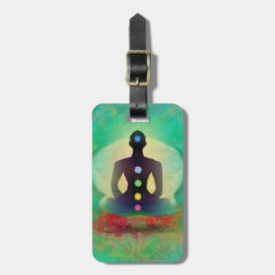 Para Maletas Etiqueta del equipaje de la yoga de la meditación