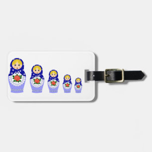 Para Maletas Etiqueta del equipaje de las muñecas de