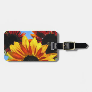 Para Maletas Etiqueta del equipaje de los girasoles