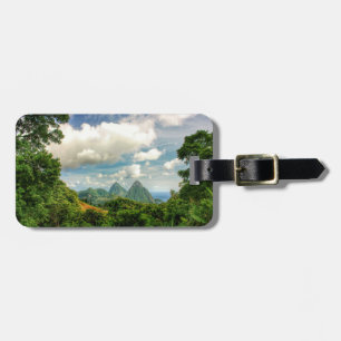 Para Maletas Etiqueta del equipaje de los Pitons de St Lucia