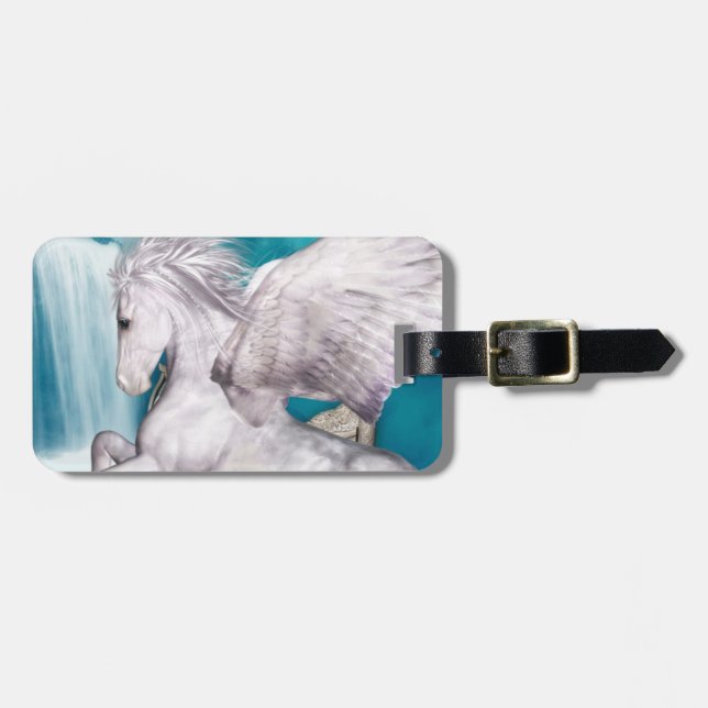 Para Maletas Etiqueta del equipaje de Pegaso (Frente Horizontal)
