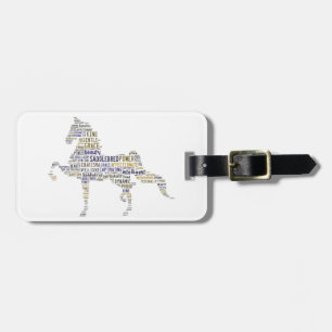 Para Maletas Etiqueta del equipaje de Saddlebred