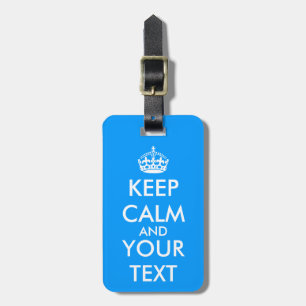 Para Maletas Etiqueta del equipaje de Vintage KeepCalm Etique