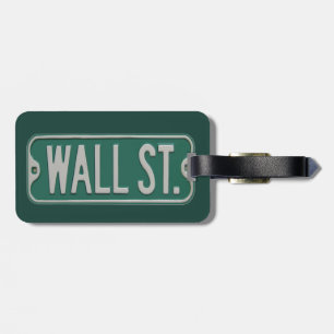 Para Maletas Etiqueta del equipaje de Wall Street