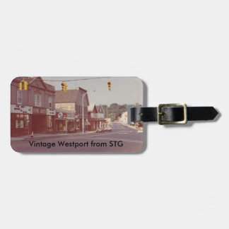 Para Maletas Etiqueta del equipaje de Westport del vintage -