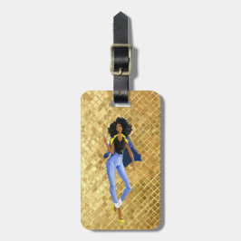 Para Maletas Etiqueta del equipaje del amanecer de la sigma