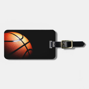 Para Maletas Etiqueta del equipaje del baloncesto