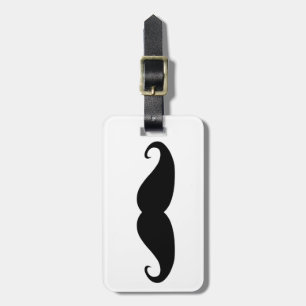Para Maletas Etiqueta del equipaje del bigote