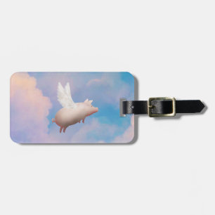 Para Maletas etiqueta del equipaje del cerdo del vuelo