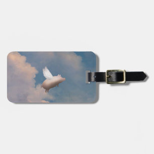 Para Maletas etiqueta del equipaje del cerdo del vuelo
