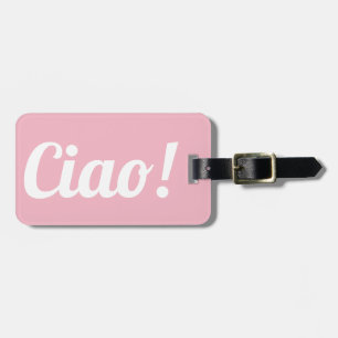 Para Maletas Etiqueta del equipaje del Ciao