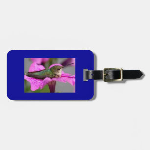 PARA MALETAS ETIQUETA DEL EQUIPAJE DEL COLIBRÍ