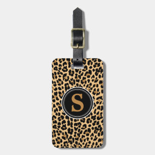 Para Maletas Etiqueta del equipaje del estampado leopardo del