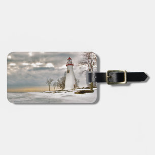 Para Maletas Etiqueta del equipaje del faro de Marblehead