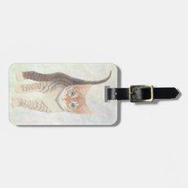 Para Maletas Etiqueta del equipaje del gato de la tabla