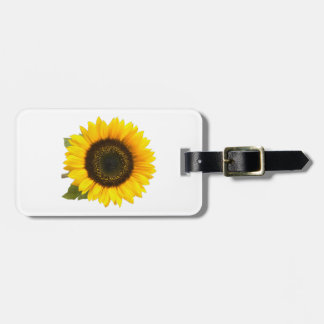 Para Maletas Etiqueta del equipaje del girasol