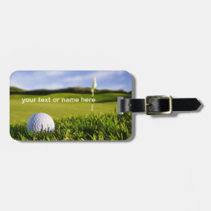 Para Maletas etiqueta del equipaje del golf